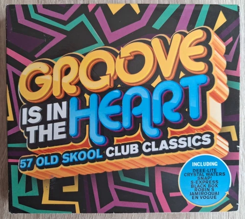 GROOVE IS IN THE HEART - inc DEEE-LITE, ROBIN S, SHANICE -3 CD (OLD SKOOL DANCE)