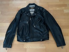 Original Harley Davidson Lederjacke Vintage Selten !!! Gr.XXL Schwarz