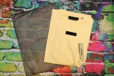 Essentials T-Shirt Garden Yellow Large Men's Size 100 Authentic Brand New