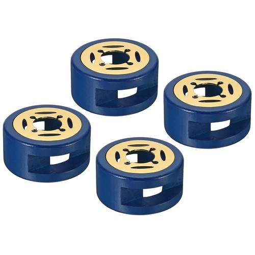 Wachssiegelwärmer, 4er Pack Wachsschmelzer im Retro-Stil, Schmelzofen, blau - Bild 1 von 6