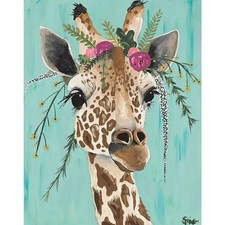 Malennach Zahlen Kinder Erwachsene Tiere Hirsch Leinwand Pinsel & Farben