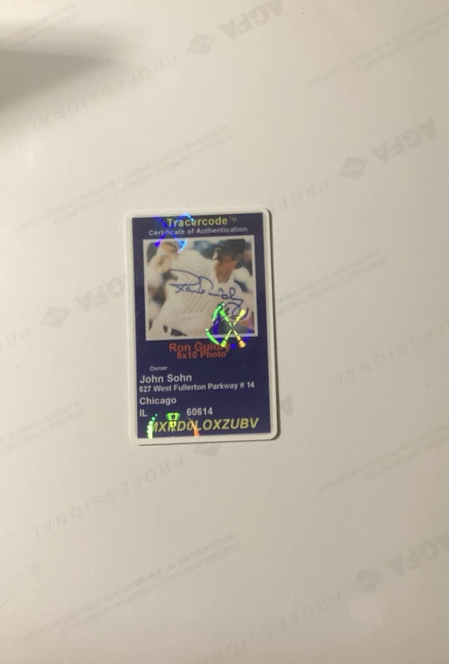 Foto firmada por Ron Guidry con certificado de autenticidad Foto 2 de 2