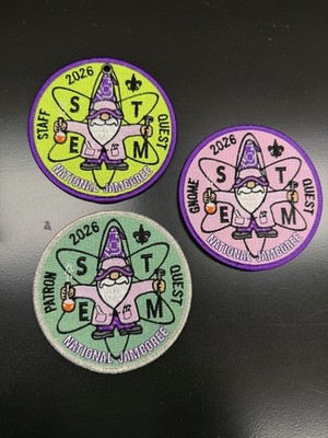 2026 BOY SCOUT NATIONAL JAMBOREE - STEM QUEST SET TRADER/STAFF/PATRON OFFICIAL