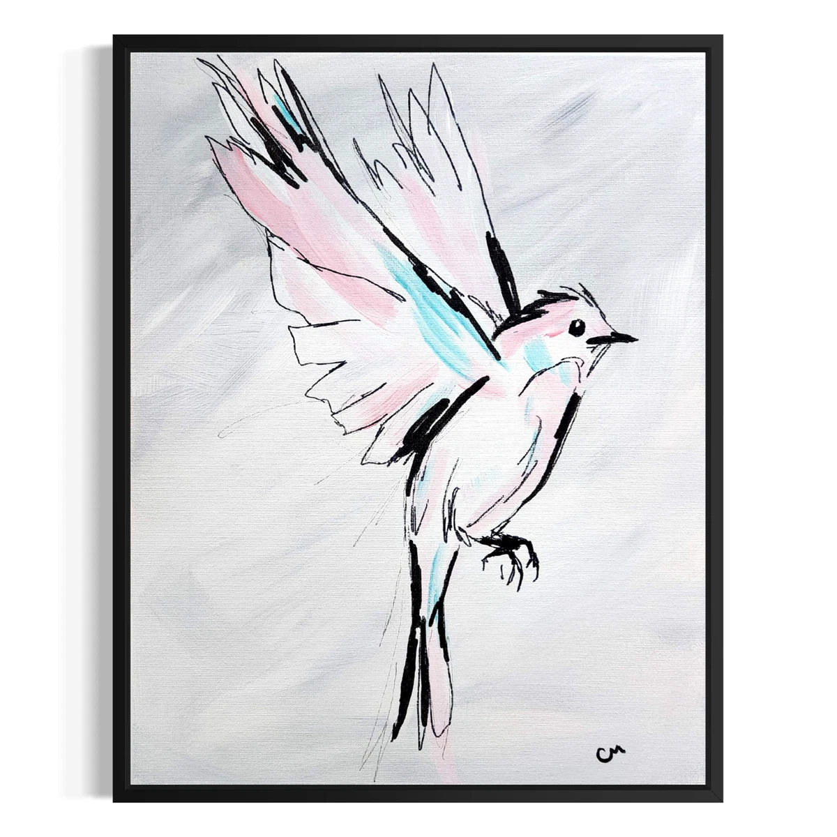Spectrum Feathers - Abstract Animal Art By AI Artz