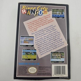 River City Ransom - Box Only - Nintendo NES - Rental Case  - Authentic (No Game)