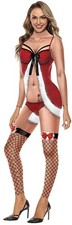 Panegy Women Christmas Jumpsuit Bodysuit Skinny 3D Printed Santa Leotard Romp...