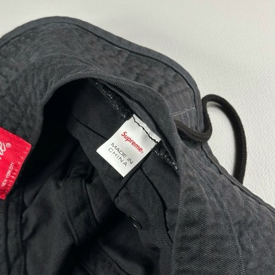 Rare Supreme Overdyed Camo Black Boonie Hat SS21 Size S/M | eBay
