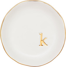 - Ceramic Jewelry Tray, Decorative Trinket Dish for Rings Earrings Necklaces Bra