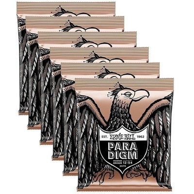 Acoustic Guitar Strings Ernie Ball 2076 Paradigm Phosphor Bronze 12-54 6 Pack