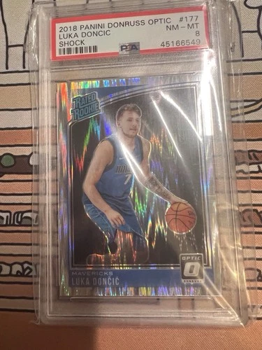Psa 8 2018-19 Optic Luka Doncic Rookie Shock
