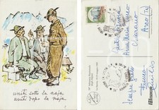 58° ADUNATA NAZIONALE ALPINI - LA SPEZIA 1985 - CARTOLINA CON ANNULLO