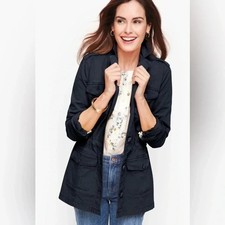 Talbots Stretch Canvas Cotton, Viscose, Spandex Jacket Women's Small Size NEW