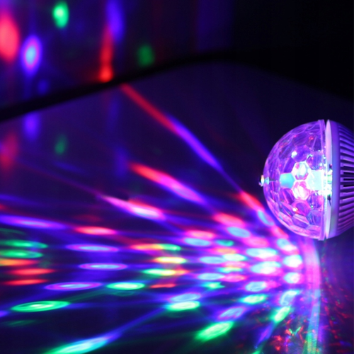 Lampadina LED E27 lampadina sfera discoteca karaoke festa girevole luce festa - Foto 8 di 16