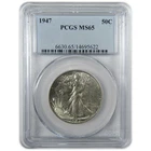 1947 Liberty Walking Silver 50cMS 65 PCGS Uncirculated SKU:CP1415