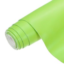 PU Faux Leather Fabric 0.4 Yards Synthetic Leather Material, Light Green