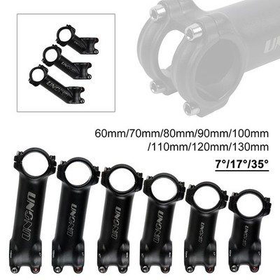 UNO Aluminium schwarz 7 °/17 °/35 ° Mountain Rennrad Lenker Vorbau 31.8*60-130mm