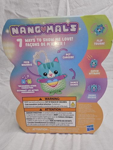 Nuevo Hasbro Nanomals Nano-Mals Pawtricia La Sirena Gato Mascota Digital - Imagen 2 de 5