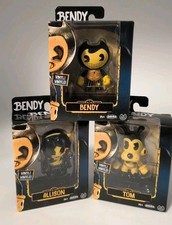 Set of 3 Bendy & the Ink Machine Bendy, Allison, Tom. New in Box 2.5 inch each