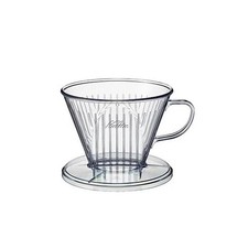 Kalita 6003 Wave Dripper, Wide Brim, Plastic 103 Clear