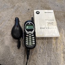 Motorola V series V120c Black TracFone CDMA Cellular Phone Needs Battery
