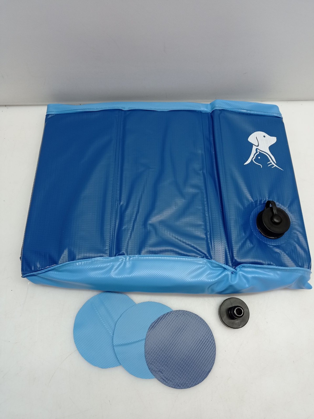 Piscina para perros Fwiull para perros grandes y pequeños, perros plegables 8...