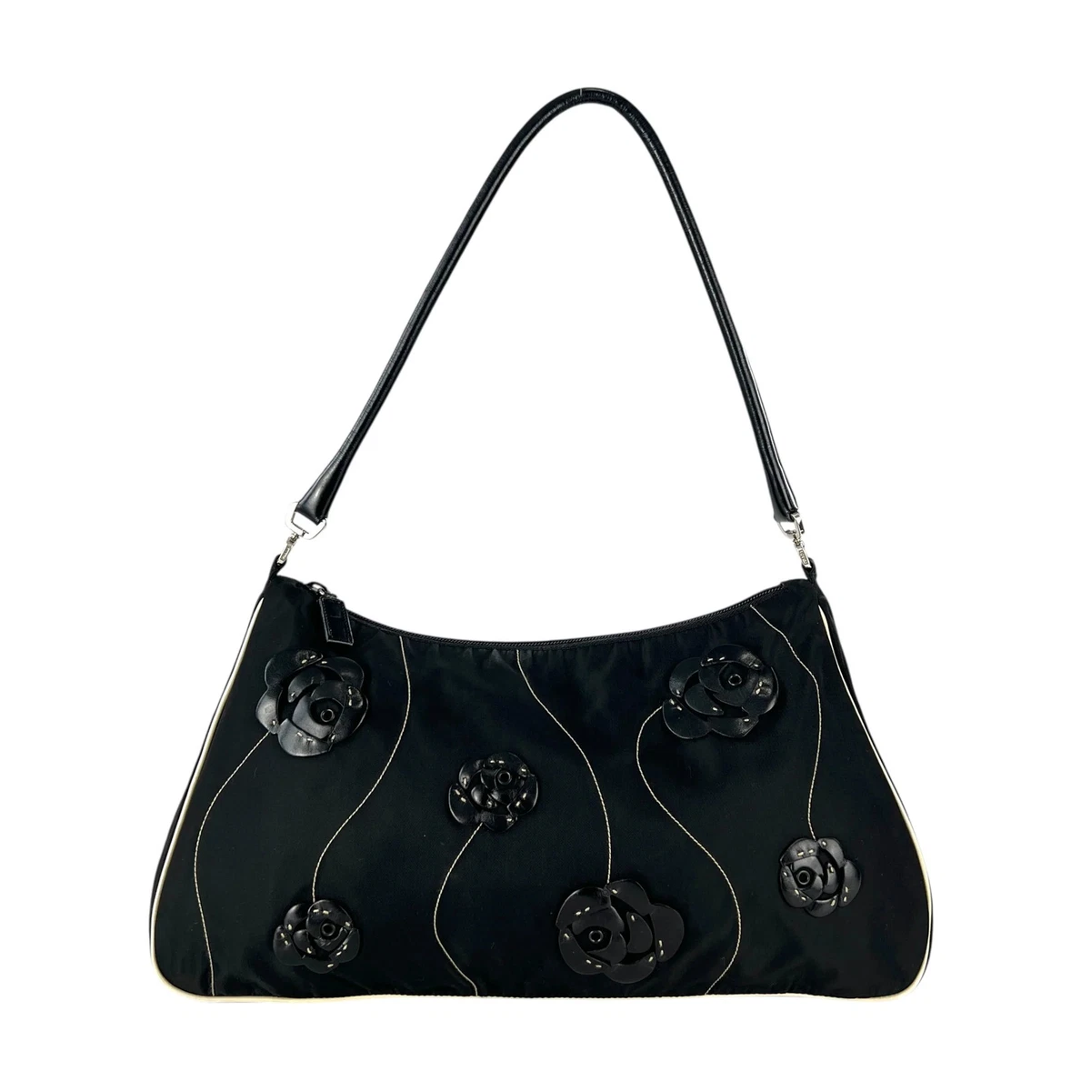 PRADA Leather Exterior Shoulder Bag Bags & Handbags for Women for