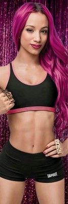 WWE AEW NXT TNA GIANT 2 X6  VINYL BANNER -  MERCEDES MONE / SASHA BANKS