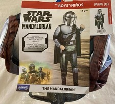 Star Wars The Mandalorian Halloween Costume Boys M-8 New