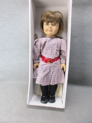 Vintage AG Pleasant Company Molly Doll Redressed Gingham Meet Outfit Sleep Eyes