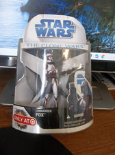 Star Wars The Clone Wars Commander Fox Exclusive BRAND NEW DAMAGED CARD