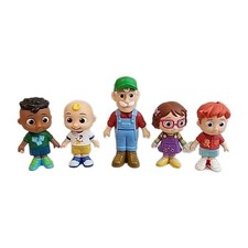 Cocomelon Figures Lot Of 5 Grandpa J.J. Cody Bella Nico Collectibles Toys