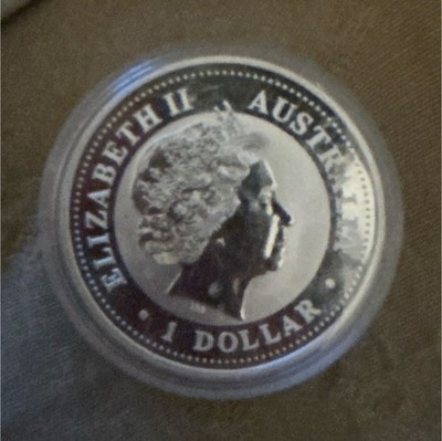 2001 Australia Kookaburra $1 1 oz .999 Silver Coin KM#1104 Commemorative