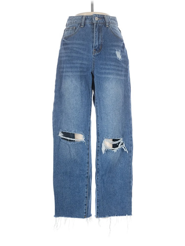 Shein Women Blue Jeans XXS
