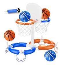 Dual Pool Basketball Hoop, Summer Toys for 3-12Years Kids Floating Dual Hoop