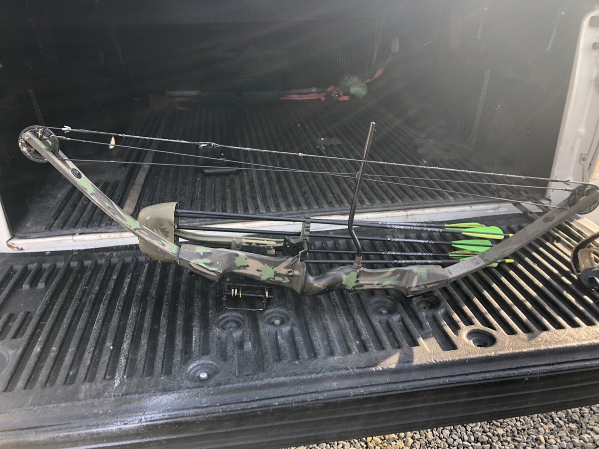 Bow Vintage Hoyt USA Raider Compound Bow - With Arrows