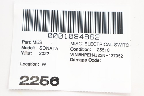 2020-2023 HYUNDAI SONATA STABILITY TRACTION CONTROL TRUNK LID RELEASE SWITCH OEM - Picture 11 of 11
