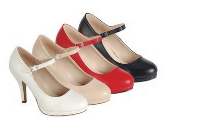 closed toe mary jane heels