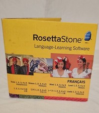 Rosetta Stone  Version 3 : French Level 1,2,3,4  5 Set