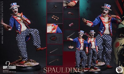 WHY STUDIO 1/6 キャプテン・スポールディング 新品 WS017 WHY STUDIO WS017 1/6 Captain Spaulding Collectible Male