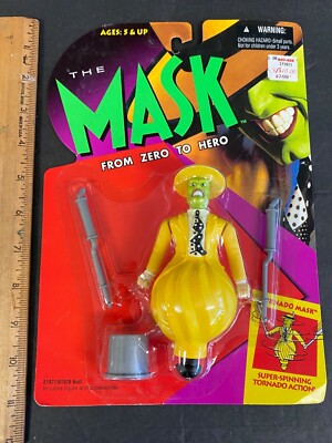 1995 KENNER HASBRO THE MASK JIM CARREY SUPER-SPINNING TORNADO