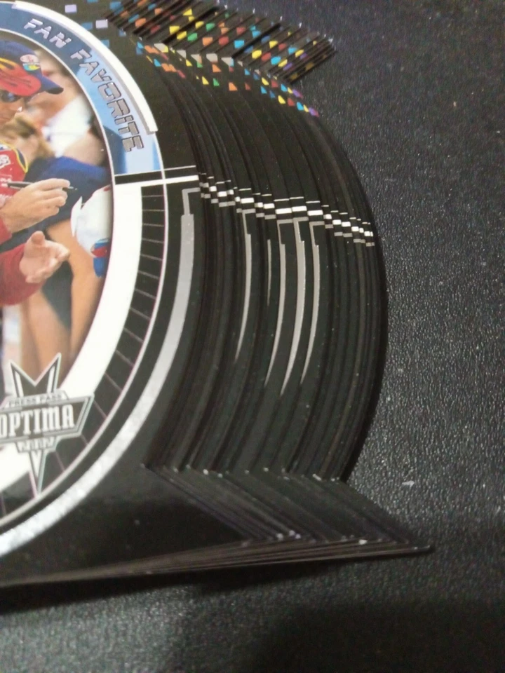 2002 Press Pass Optima Fan Favorite 27 Insert Card Set NASCAR - Image 2 of 4