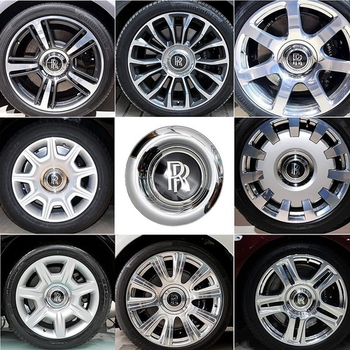 Rolls-Royce Ghost Wraith Dawn Wheel Center Cover Outer Cover OEM36136773460Black - Picture 4 of 4