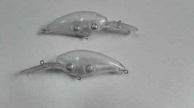 10pcs Unpainted Crankbait Fishing Lure Body 4 1/8 Inch 7/16 OZ Blank lures E107