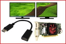 1GB Dell Optiplex 3010 7010 7020 9010 9020 SFF Dual Monitor DVI HDMI Video Card