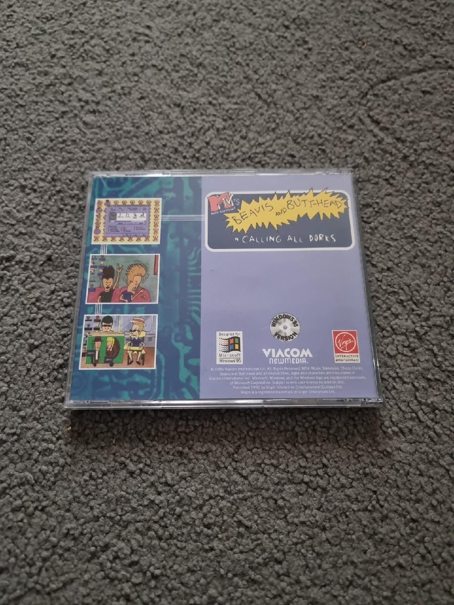 Beavis And Butt-Head Calling All Dorks - Windows 95 CD Rom
