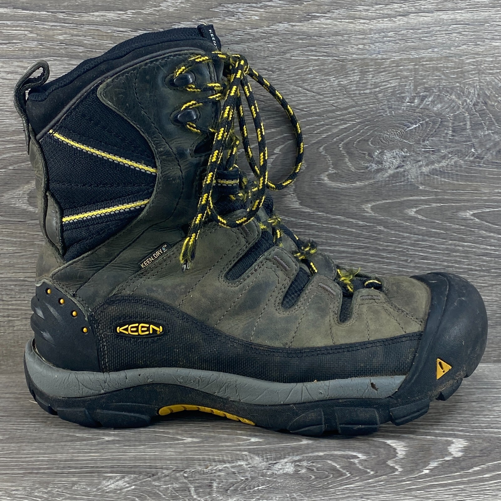 Stivali KEEN uomo 8 asciutti caldi Summit County isolati impermeabili pelle shellback