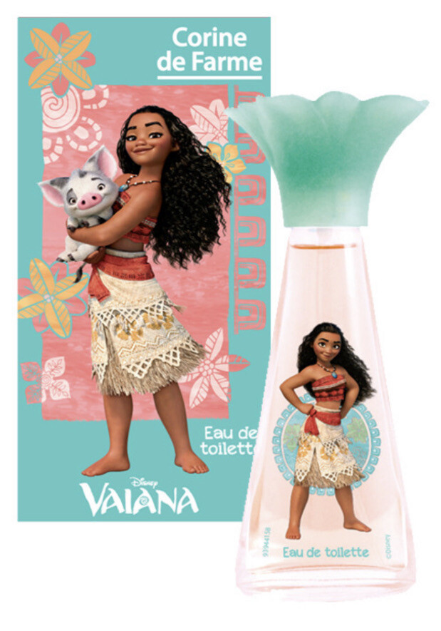 Eau de toilette enfant Vaiana 50ml, parfum frais pour fille flacon spray