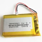 3.7V 1500mAh Lipo Rechargeable Battery 803450 + JST 3pin 1.25mm Plug For GPS DVD