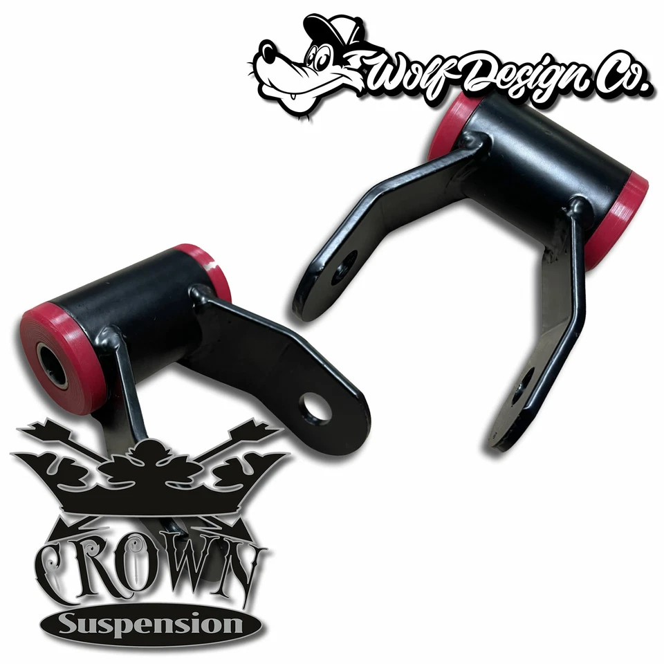 1" Lift Shackles 1988-2018 Chevy Silverado GMC Sierra C1500 2WD 4WD - Image 3 of 3