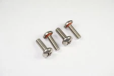 Lot of 4 MS3212-35 Pan Head Phillips Machine Screw Sealing O-Ring 10-32 5/8" NOS